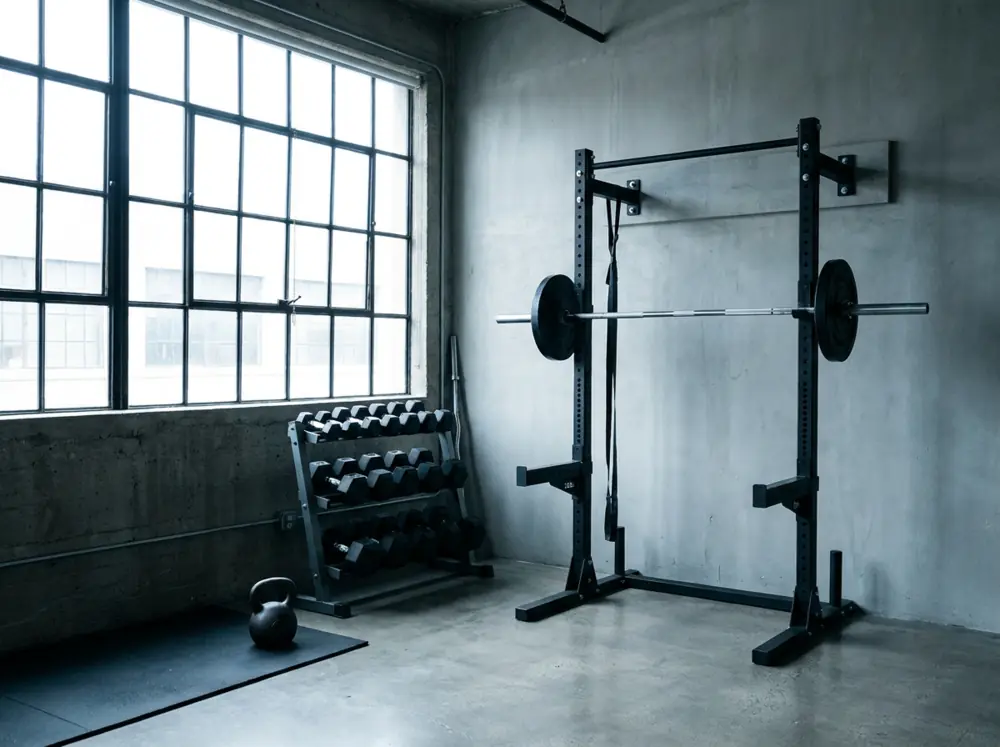 A home training setup used alongside low testosterone treatment